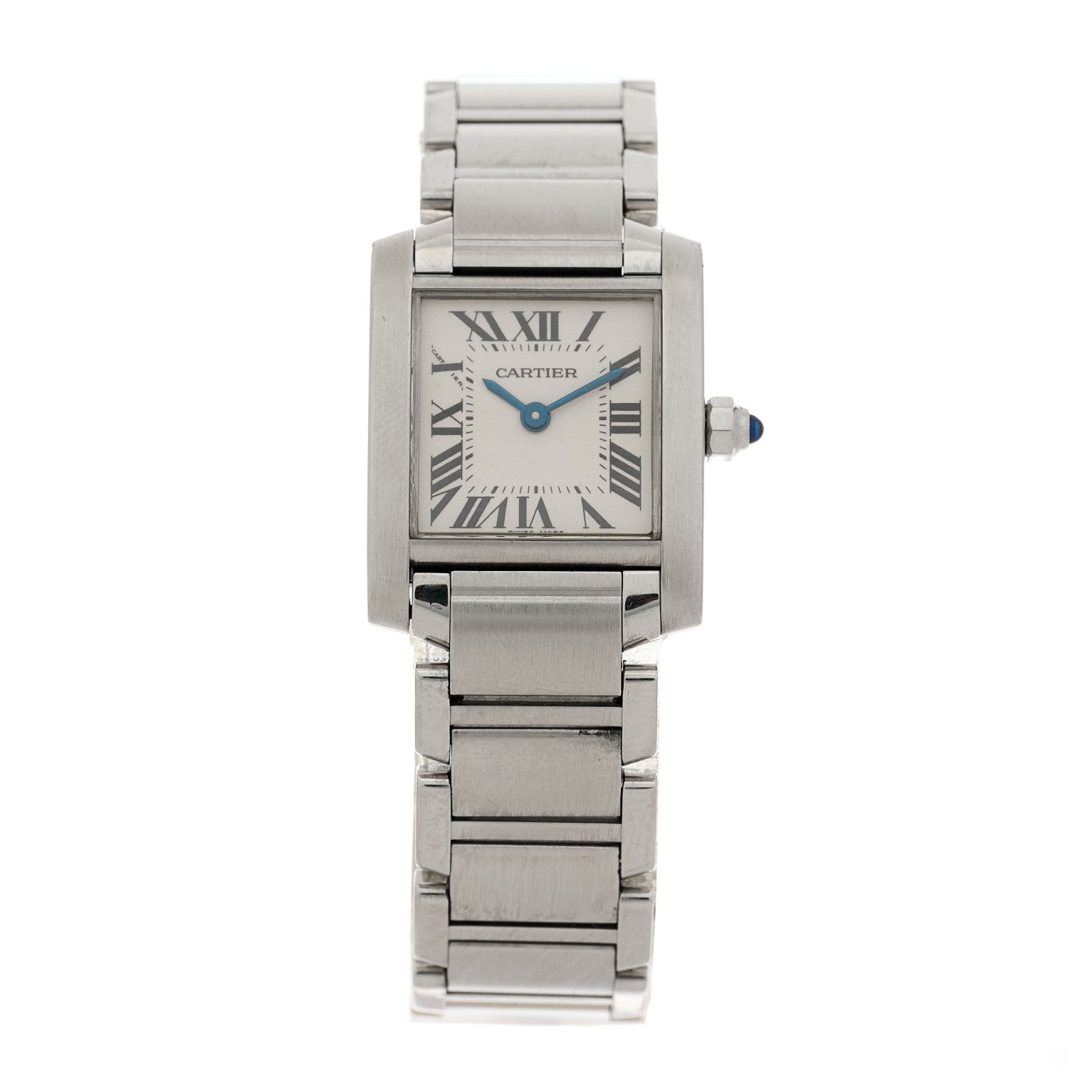 Cartier Stainless Steel 20mm Tank Francaise Quartz Watch 1 of 4
