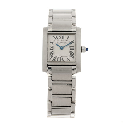 Cartier Stainless Steel 20mm Tank Francaise Quartz Watch 1 of 4