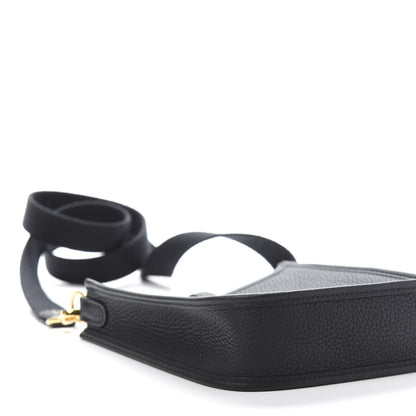 Hermes Taurillon Clemence Evelyne TPM Black 6 of 10