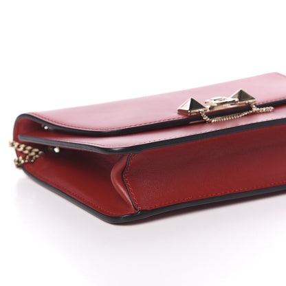 Valentino Garavani Vitello Small Rockstud Demilune Shoulder Bag Rosso Valentino 8 of 11