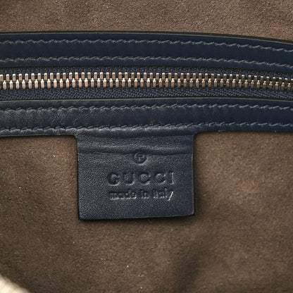 Gucci Guccissima Zip Pouch Wristlet Black 6 of 9