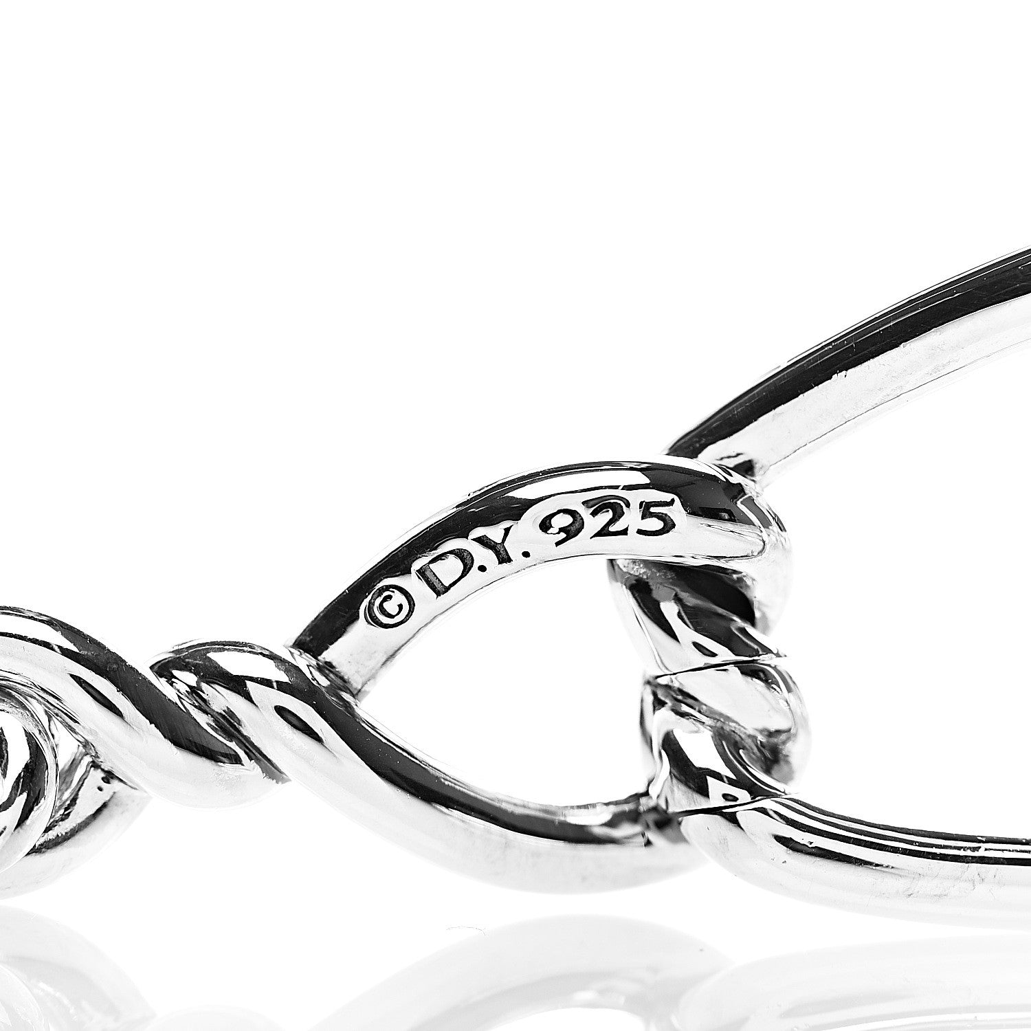 David Yurman Sterling Silver Continuance Triple Drop Earrings 4 of 4