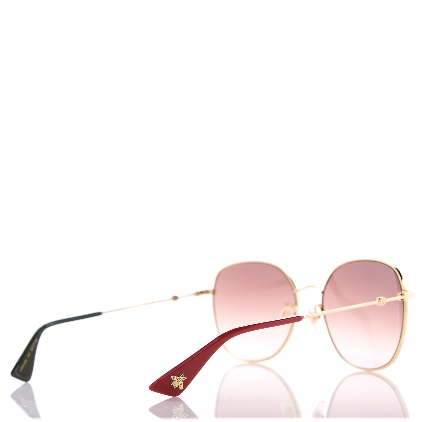 Square Frame Sunglasses GG0415SK Gold
