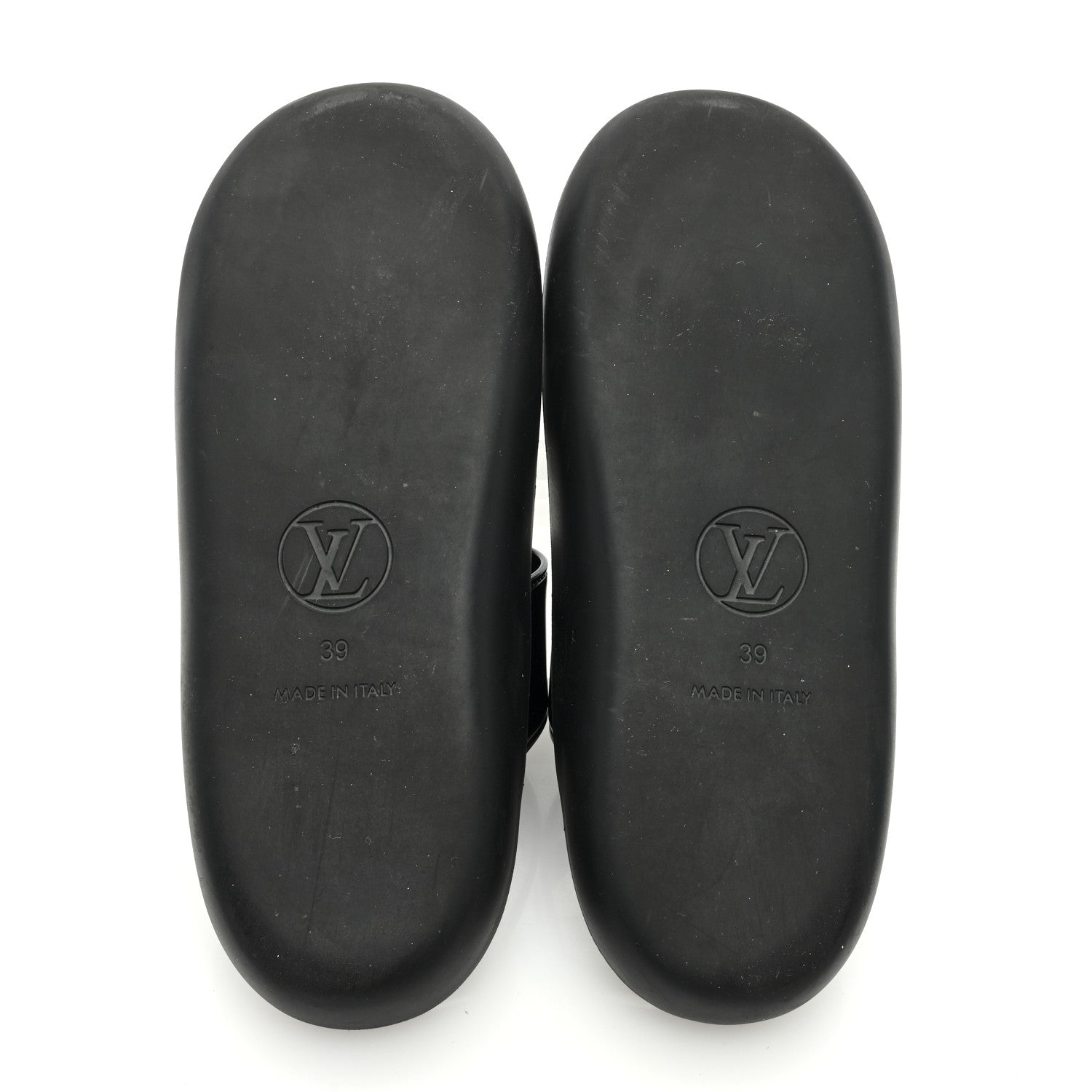 Louis Vuitton Monogram Sunbath Flat Mule Sandals 39 Black 5 of 6