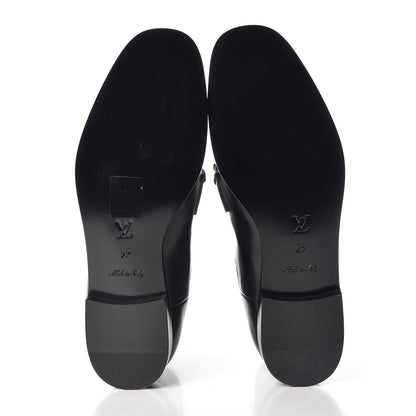 Louis Vuitton Calfskin Prime Time Flat Ankle Boots 37 Black 5 of 7