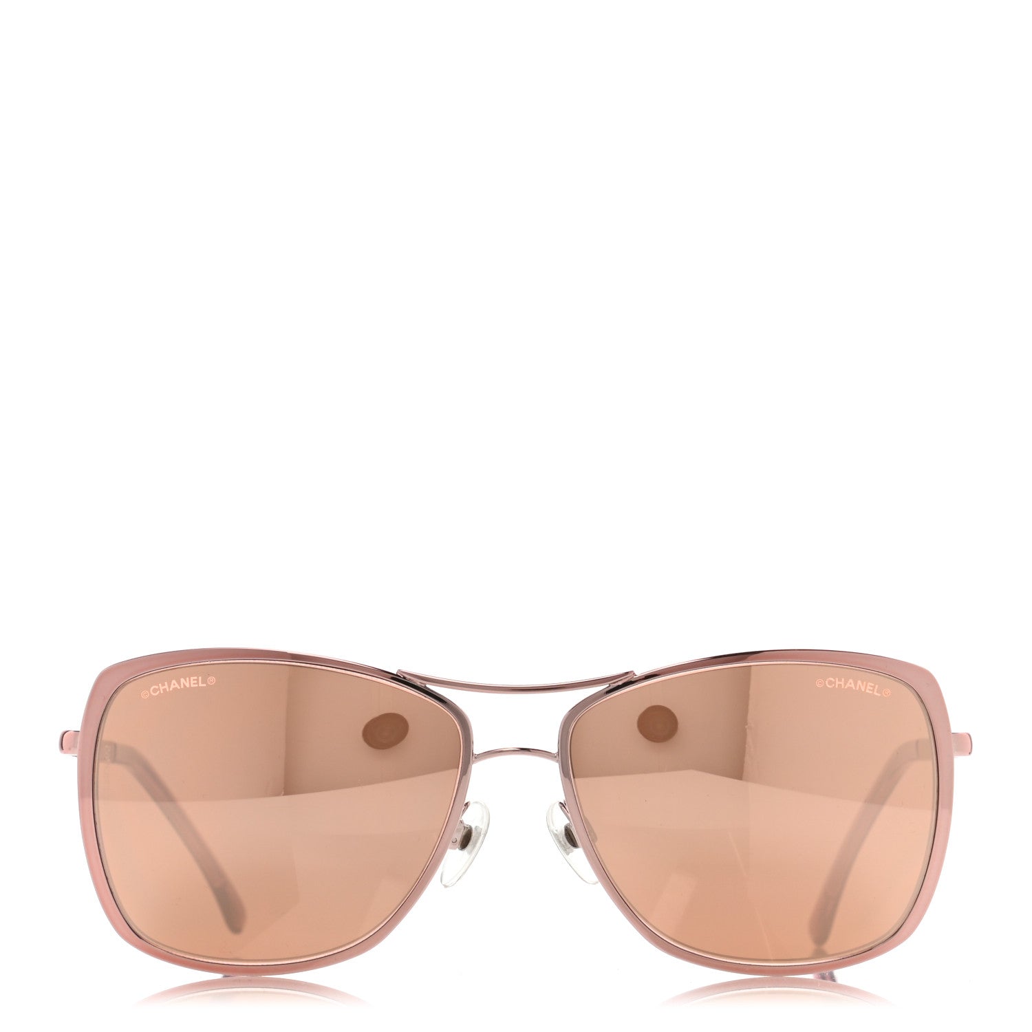 Chanel Metal Pilot Summer Sunglasses 4224 Rose Gold 2 of 9