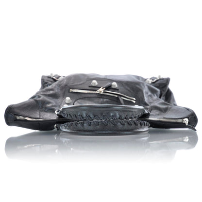 Balenciaga Agneau Giant Weekender Black 6 of 10