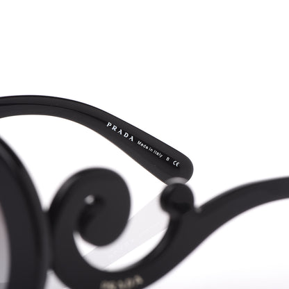 Prada Baroque Sunglasses SPR 27N Black 6 of 7