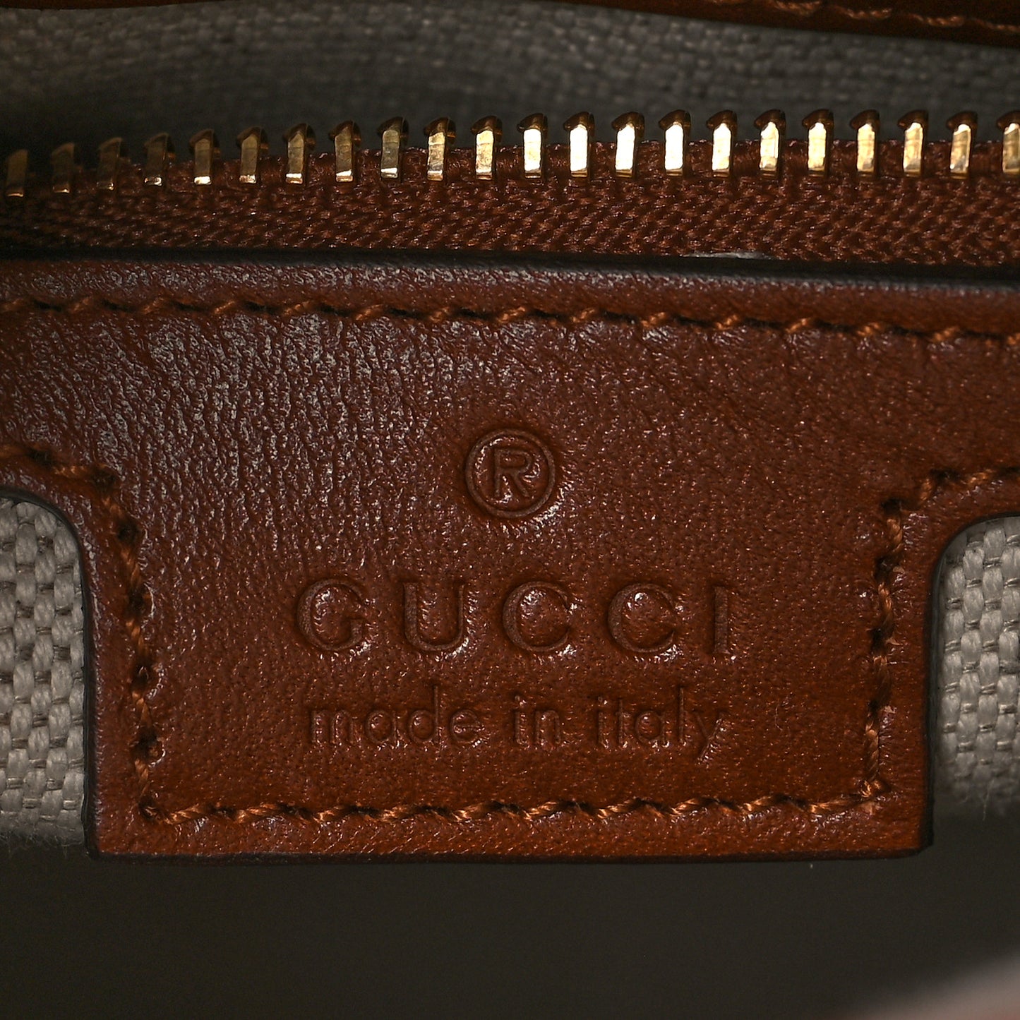 Charisma Calfskin Gucci Embossed Medium Diana Tote Bag Peanut Brown