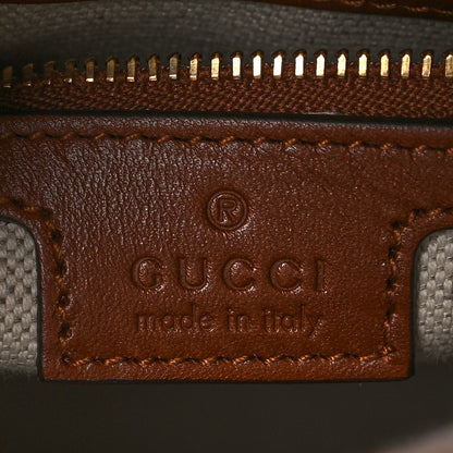 Gucci Charisma Calfskin Gucci Embossed Medium Diana Tote Bag Peanut Brown 7 of 12