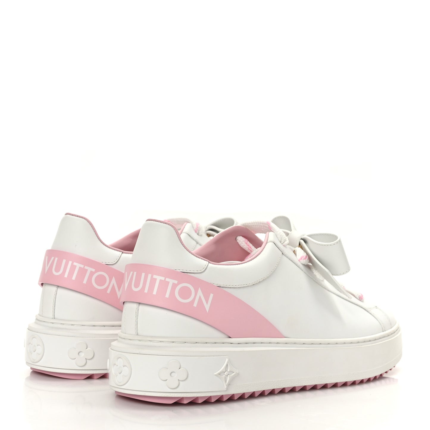 Time Out Bow Sneakers 40 White Pink
