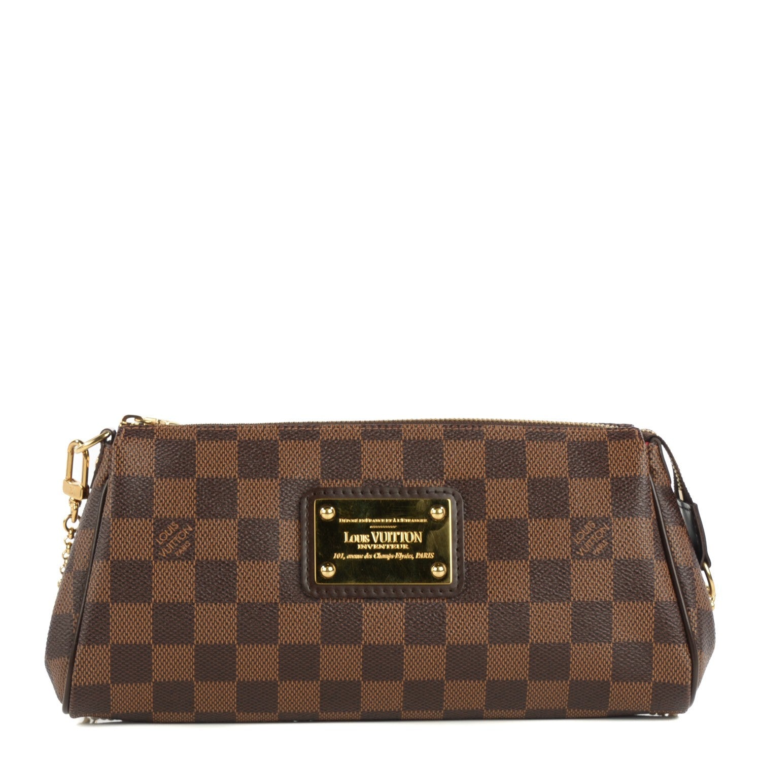 Louis Vuitton Damier Ebene Eva Clutch 1 of 7
