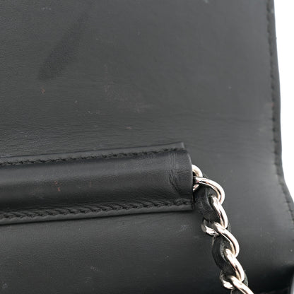 Chanel Patent Quilted Wallet On Chain WOC Black 13 of 17