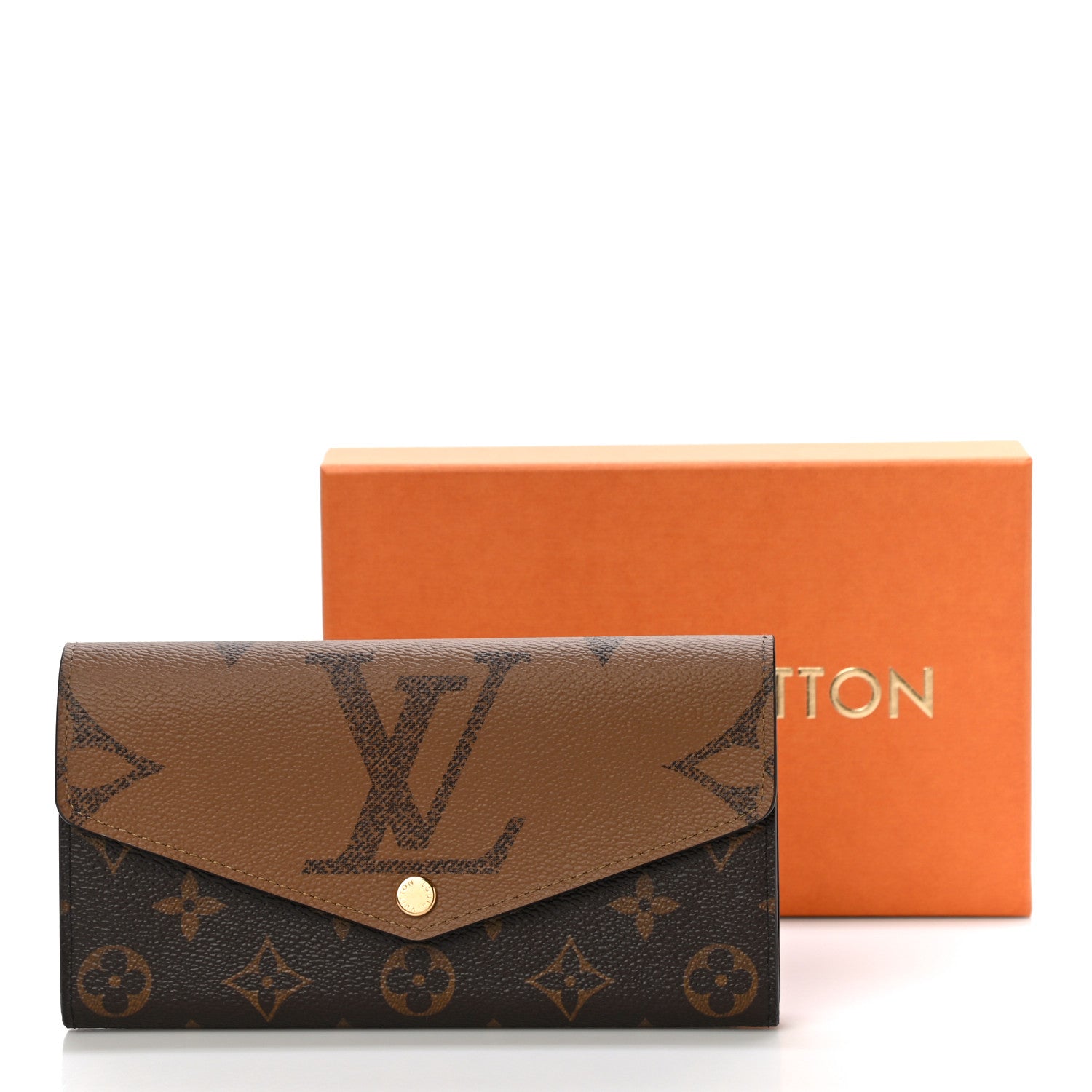 Louis Vuitton Reverse Monogram Giant Sarah Wallet 10 of 10