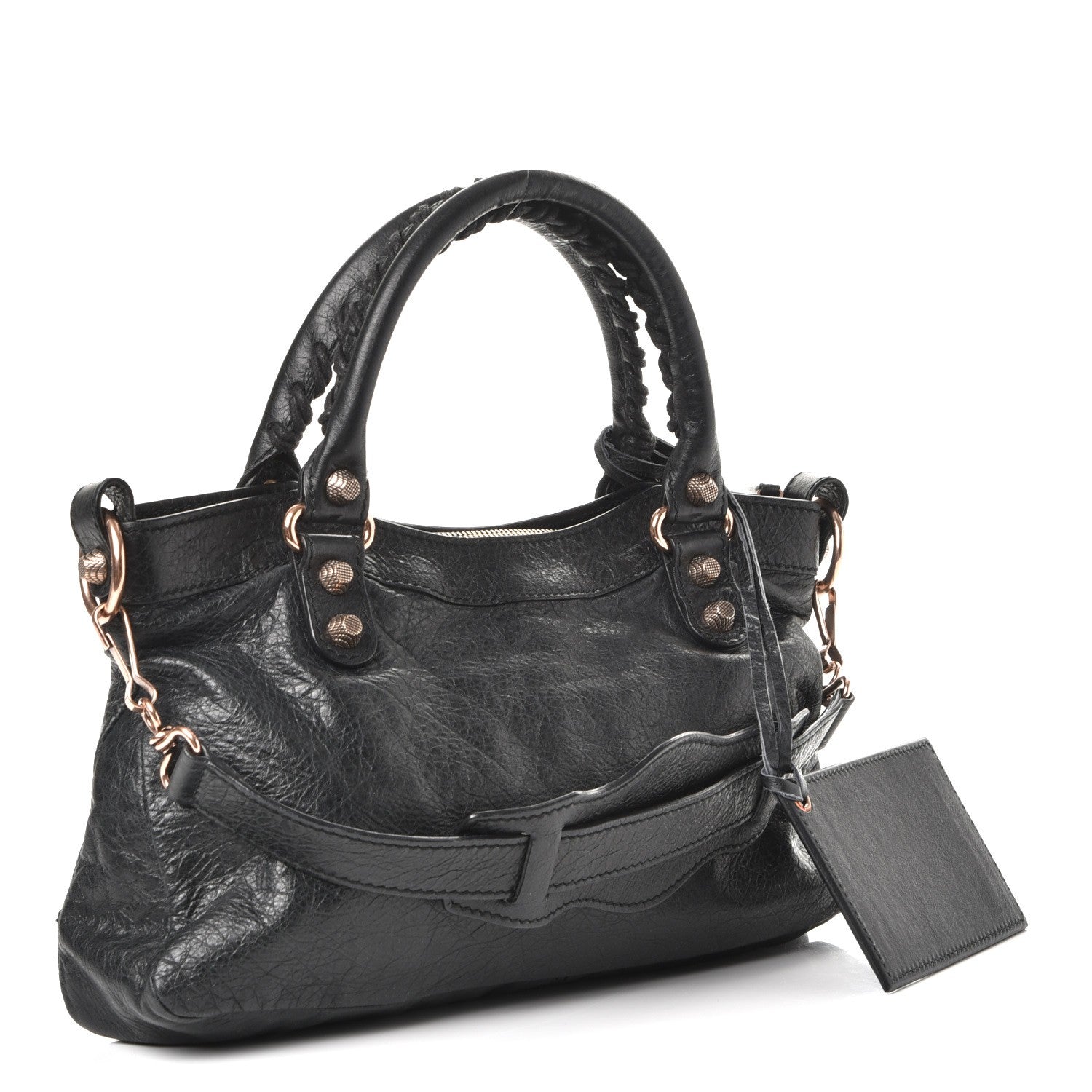 Balenciaga Agneau Giant 12 Rose Gold Hardware First Black 4 of 8
