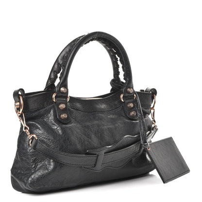 Balenciaga Agneau Giant 12 Rose Gold Hardware First Black 4 of 8