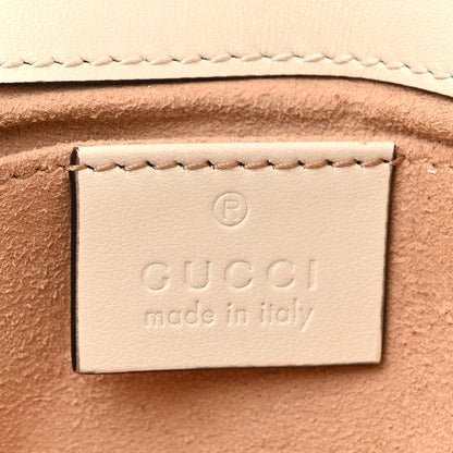 Gucci Calfskin Matelasse Mini GG Marmont Shoulder Bag White 6 of 11