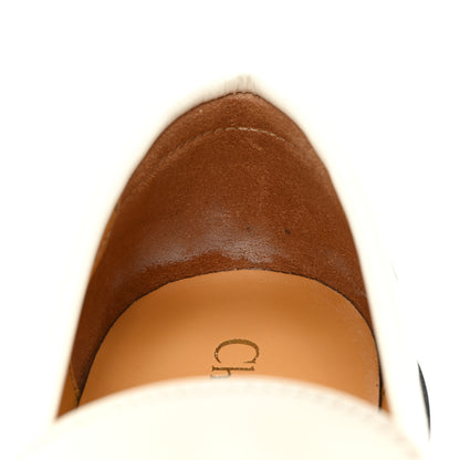 Christian Dior Brushed Calfskin Boy Loafers 35 White 12 of 13