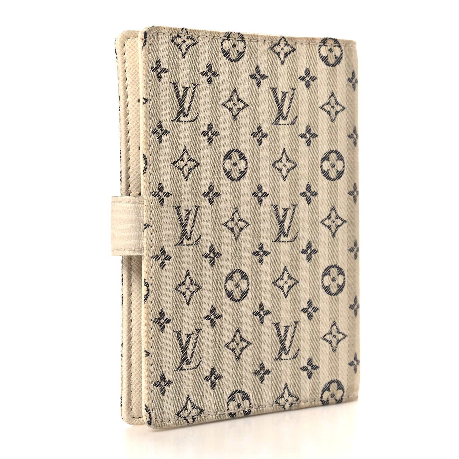 Louis Vuitton Mini Lin Croisette Small Ring Agenda Blue 3 of 8