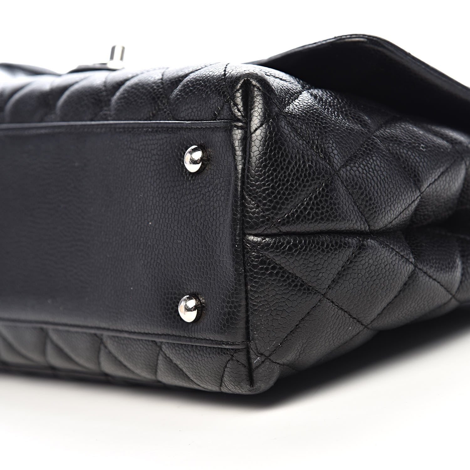 Chanel Caviar Quilted Jumbo Kelly Flap Black 15 of 16
