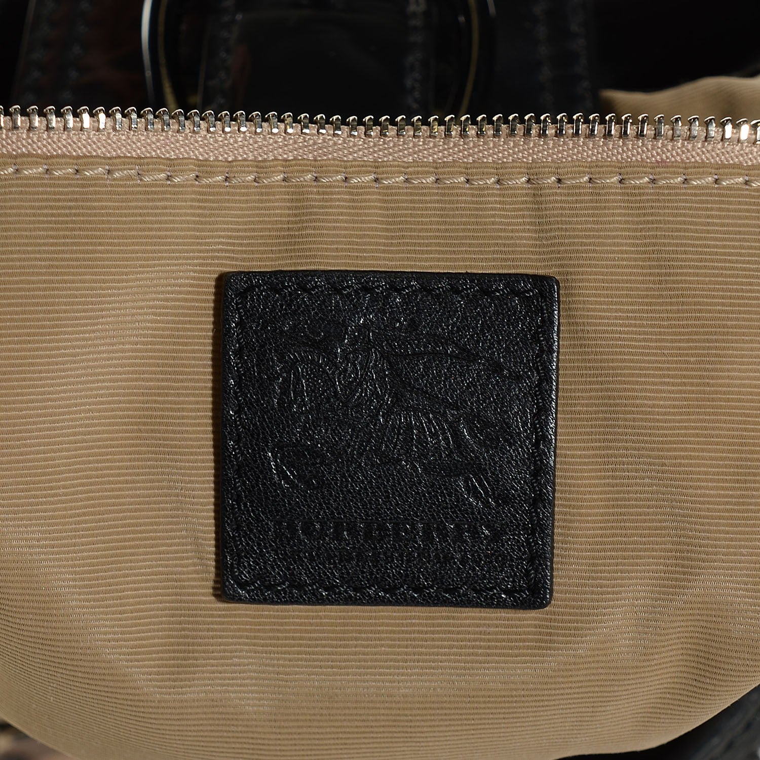 Burberry Prorsum Nova Check Warrior Studded Brooke Hobo Black 6 of 8