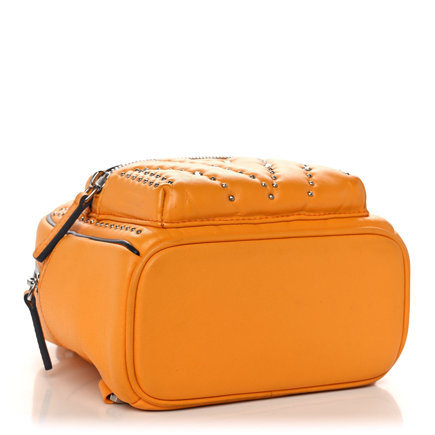 MCM Lambskin Diamond Disco Mini Stark Backpack Yellow 3 of 16