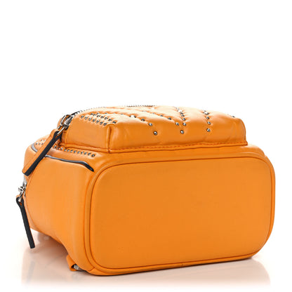 MCM Lambskin Diamond Disco Mini Stark Backpack Yellow 3 of 16