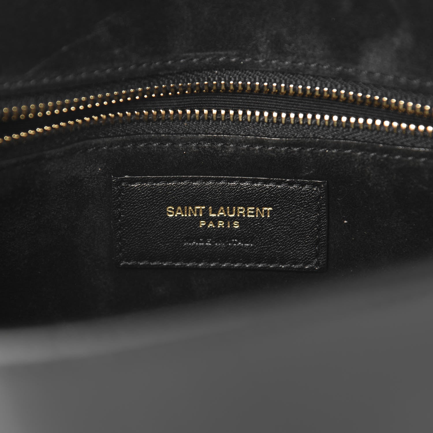 Saint Laurent Patent Calfskin Carre Satchel Black 6 of 10