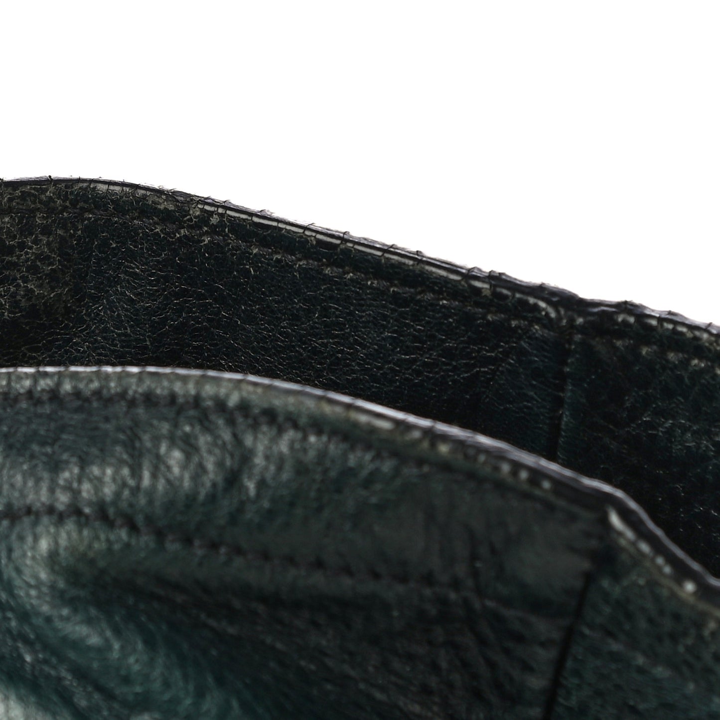 Vitello Daino Shopping Tote Blue