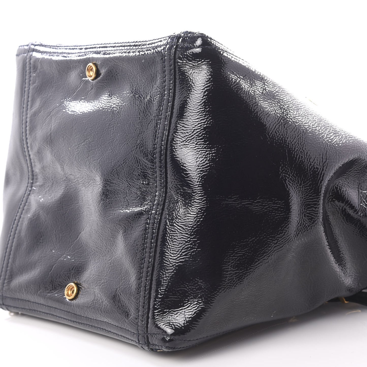 Patent Large Downtown Tote Black