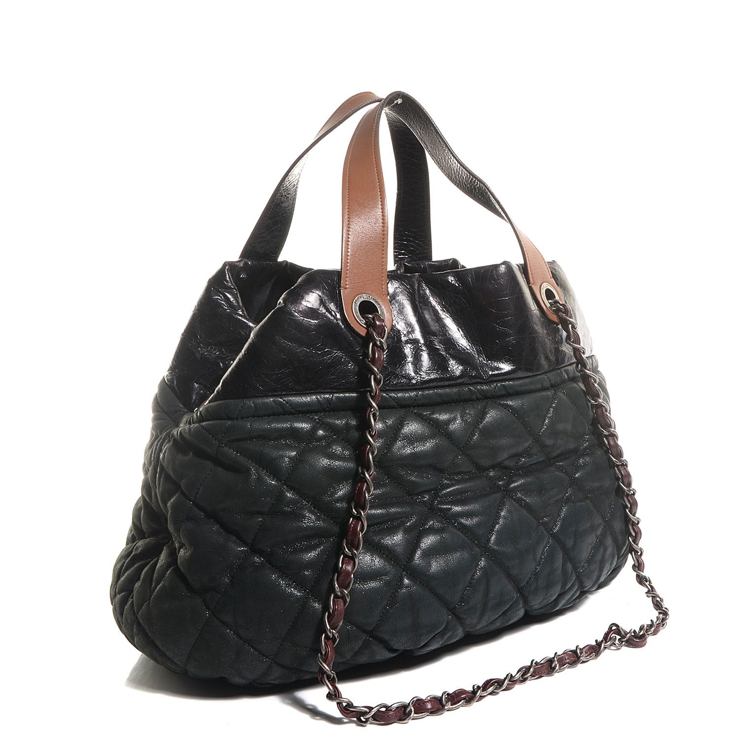 Chanel Iridescent Calfskin Large In The Mix Tote Black 3 of 7