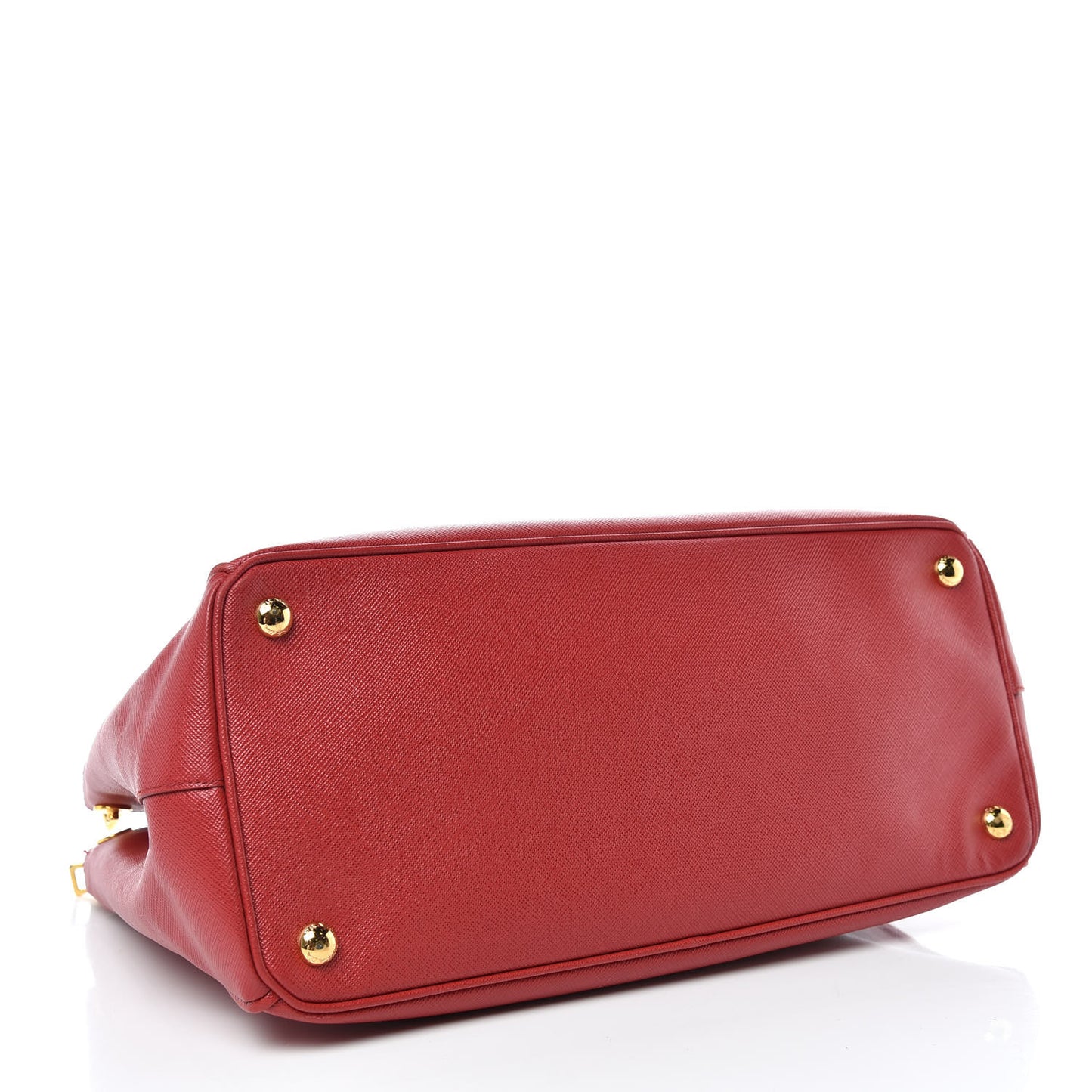 Saffiano Medium Galleria Double Zip Tote Fuoco