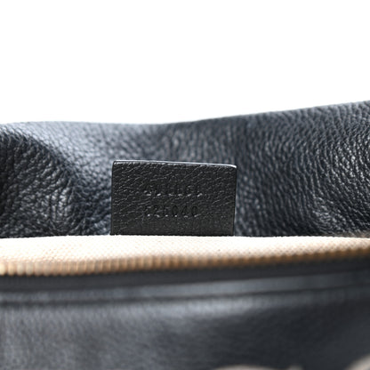 Gucci Grained Calfskin Logo Belt Bag Black 7 of 10