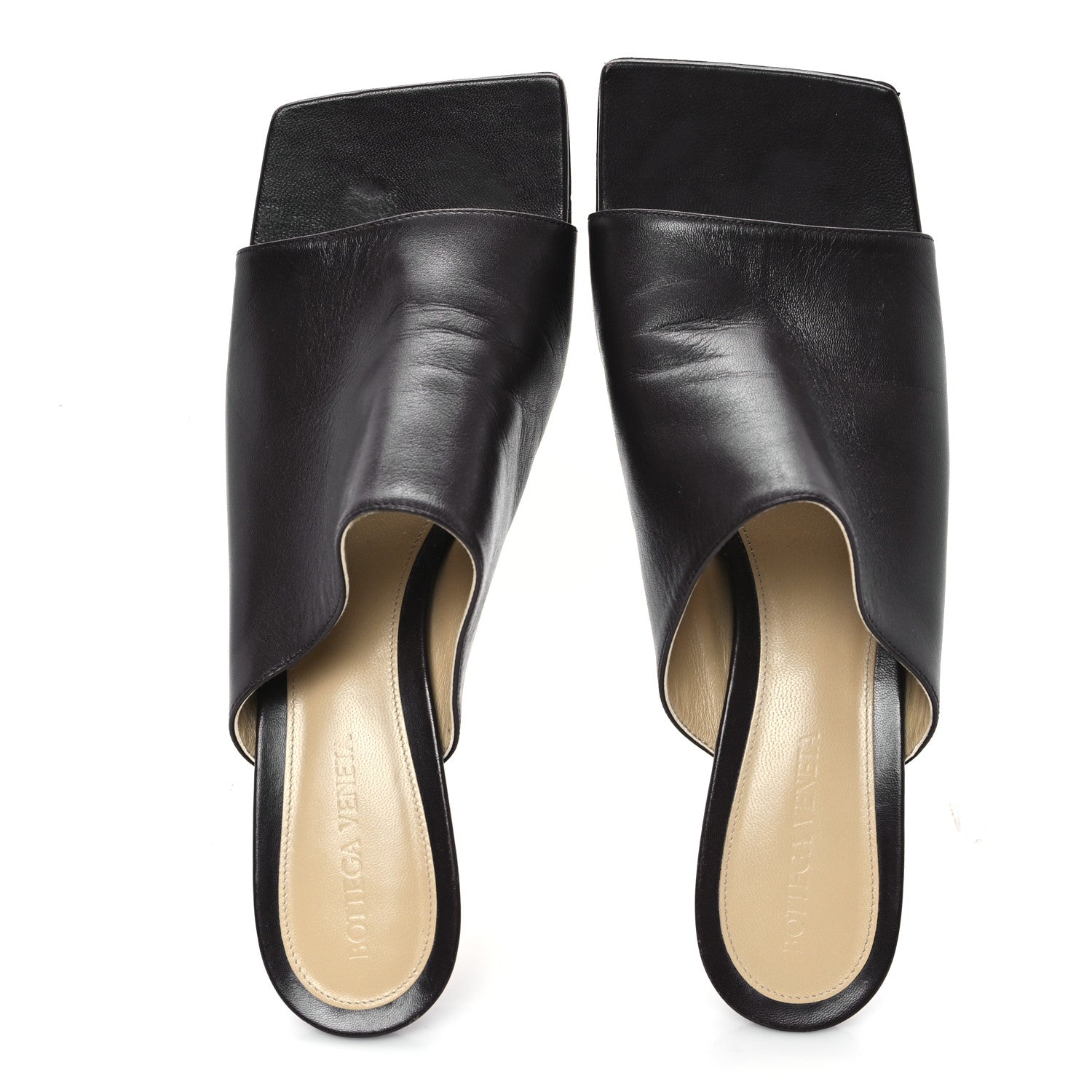 Bottega Veneta Lambskin Stretch Mule 40mm Sandals  39.5 Brown 2 of 8