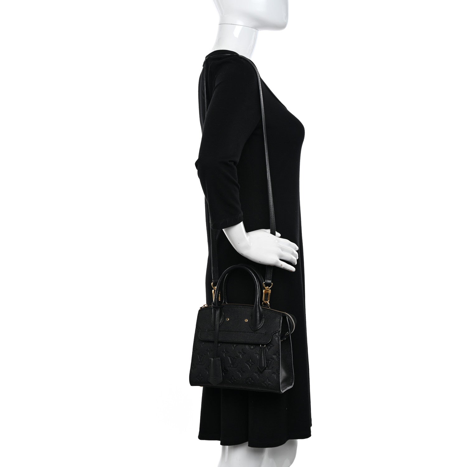 Louis Vuitton Empreinte Mini Pont-Neuf Black 2 of 10