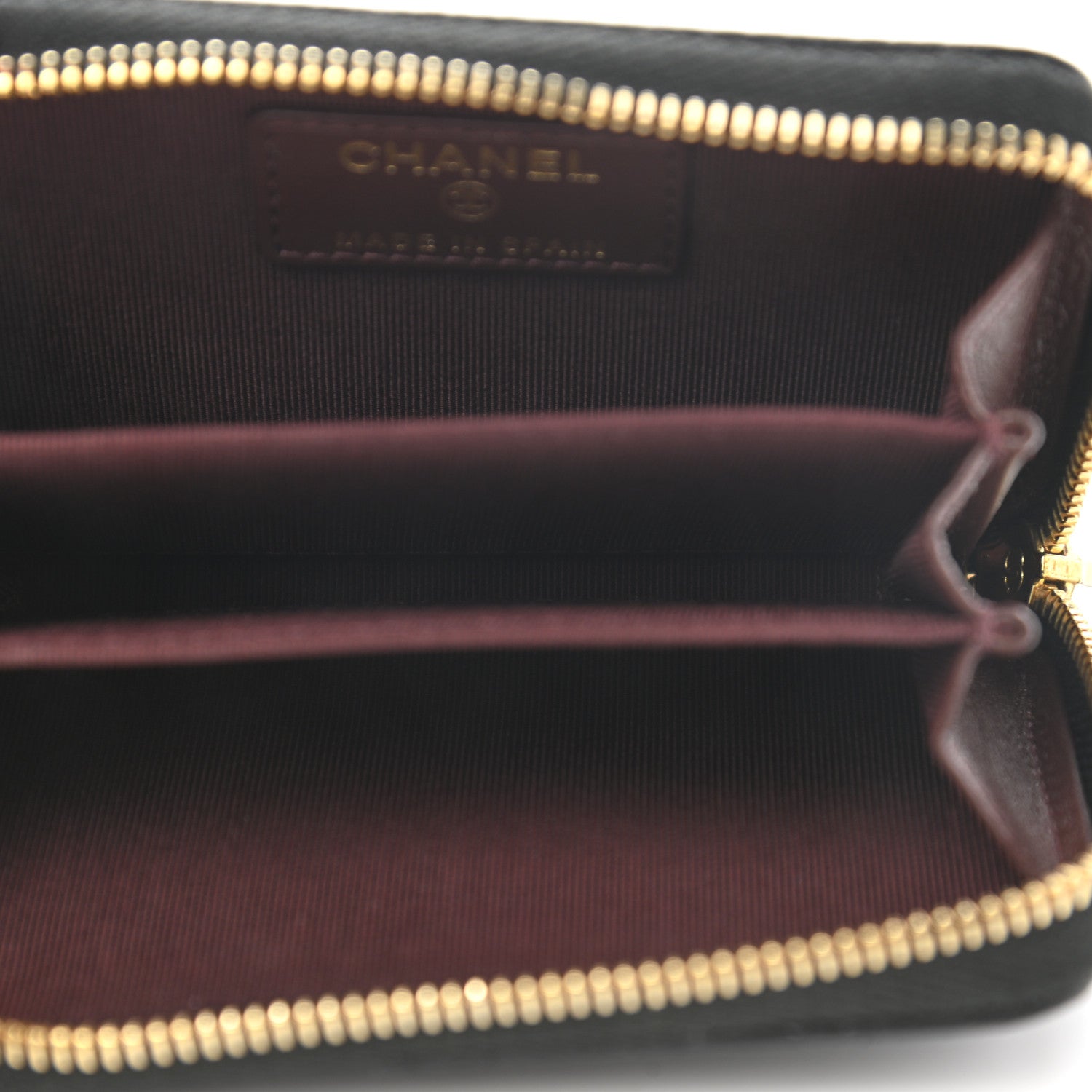 Chanel Caviar Quilted Classic Zipped Coin Purse Black 5 of 9