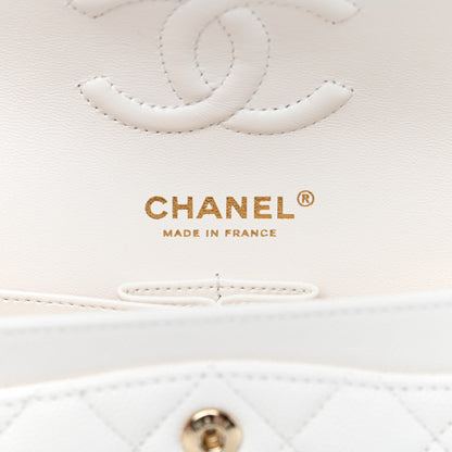 Chanel Caviar Quilted Small Double Flap White 8 of 9