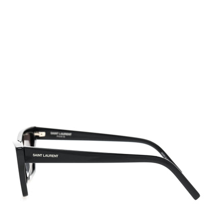 Saint Laurent Acetate Mica Cat Eye Sunglasses SL 276 Black 3 of 9