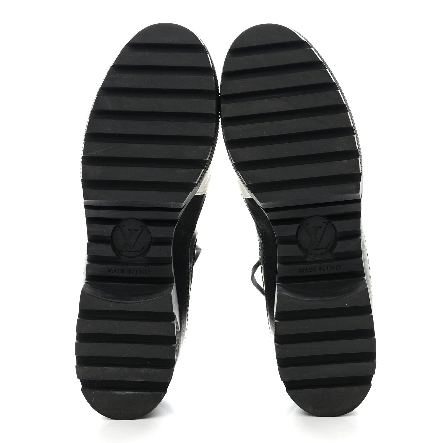 Louis Vuitton Calfskin Technical Nylon Laureate Platform Desert Boot 39 Black White 5 of 10