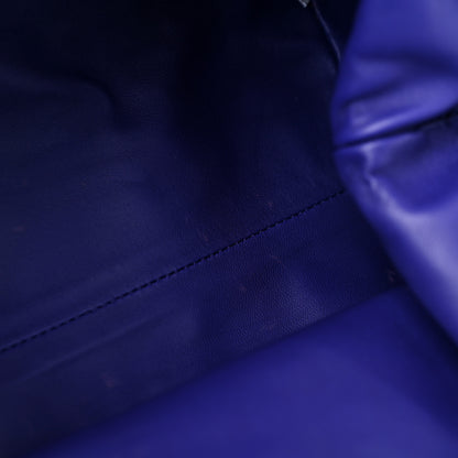 Bottega Veneta Metallic Crinkled Lambskin The Pouch Viola 11 of 14