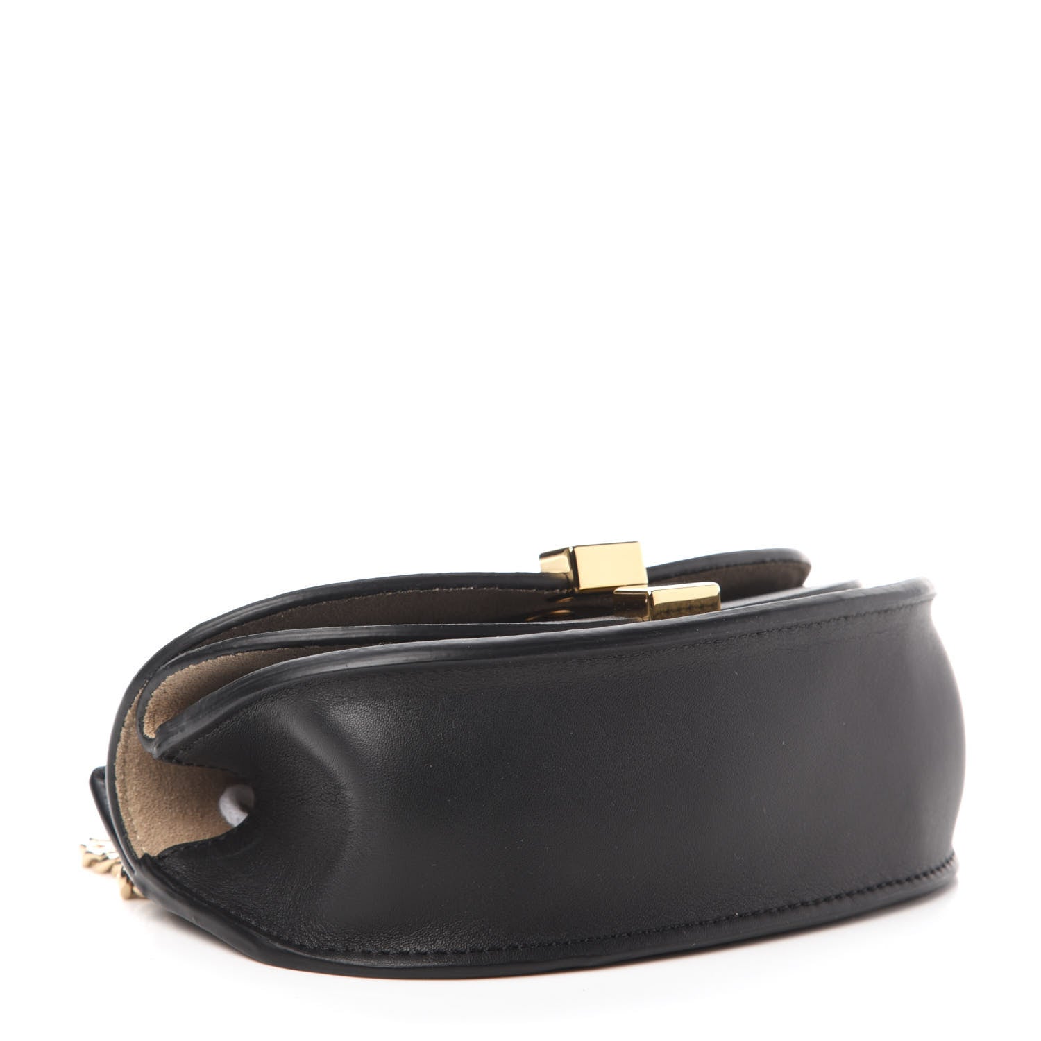 Chloe Calfskin Nano Georgia Crossbody Bag Black 4 of 9