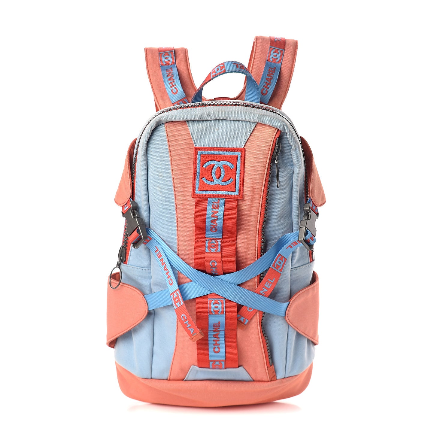 Nylon Sports Backpack Multicolor