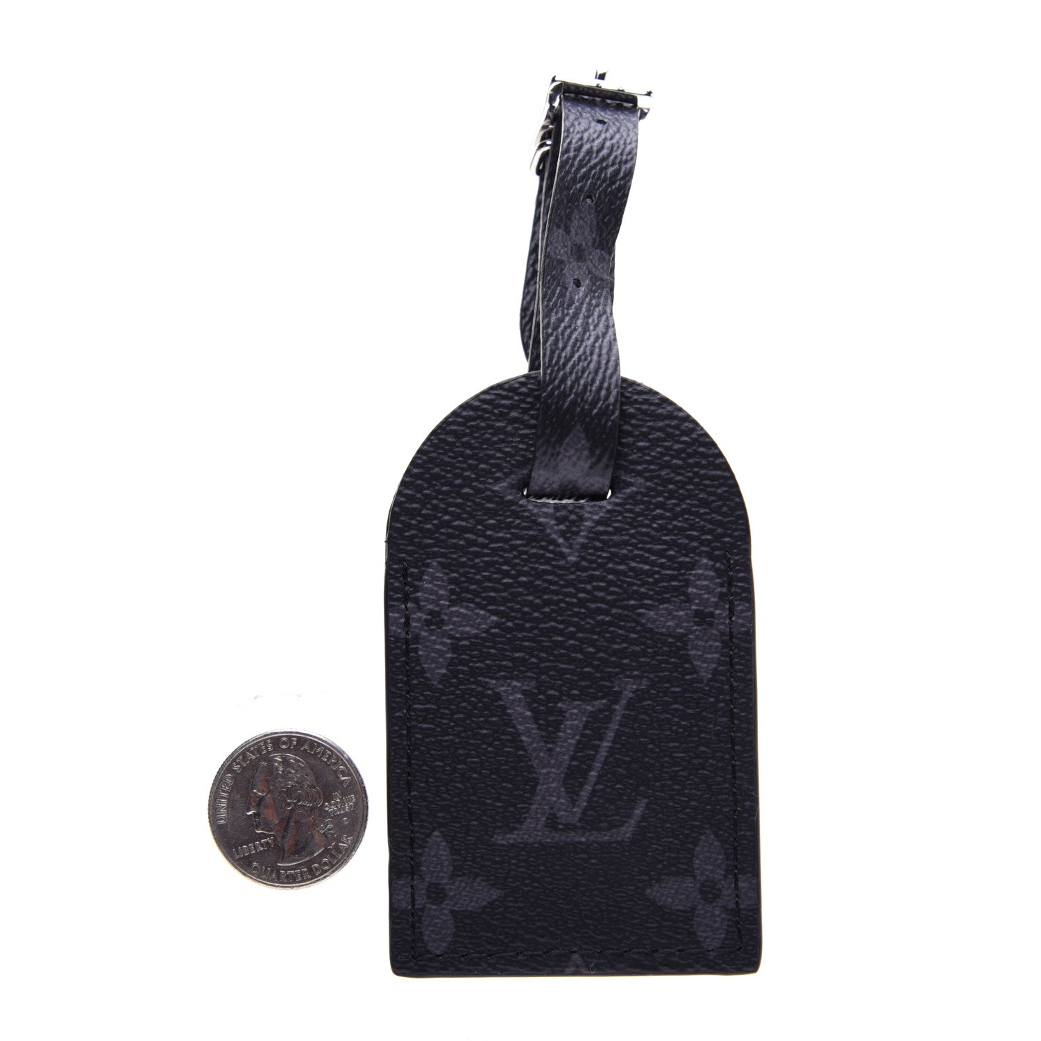 Louis Vuitton Monogram Eclipse Luggage Tag 2 of 6