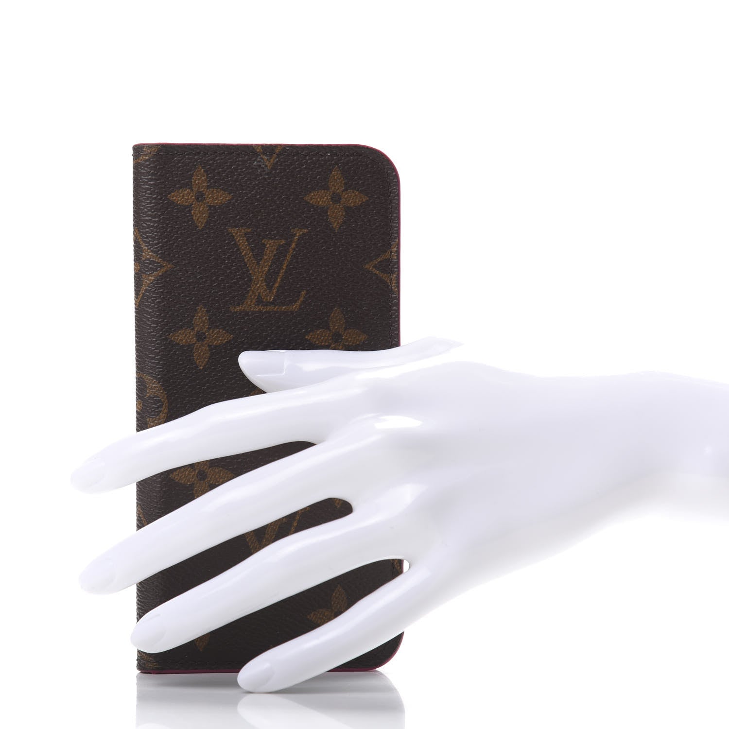 Louis Vuitton Monogram iPhone X Folio Case Rose Pop 2 of 6