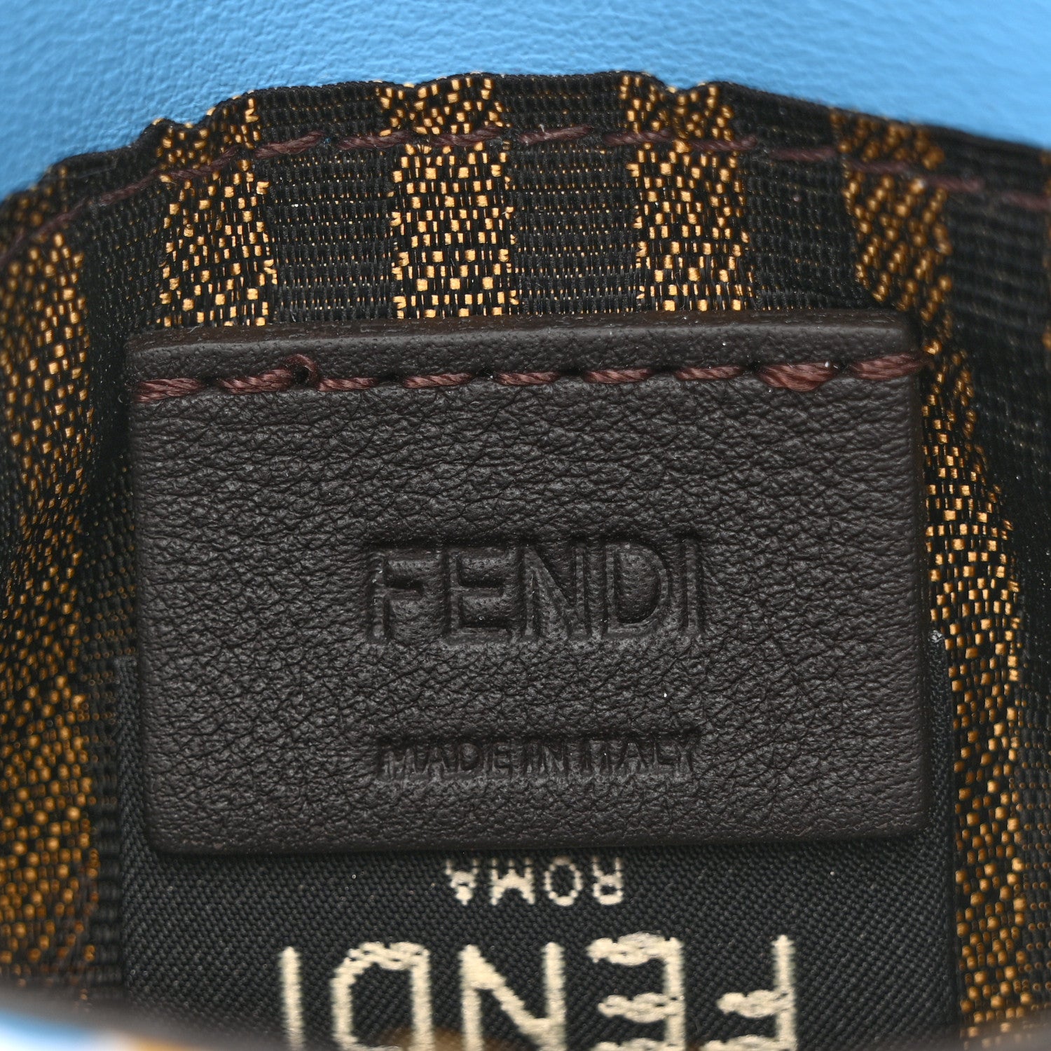 Fendi X SARAH COLEMAN Vitello Liberty Ceylon Micro FF Fish Eye