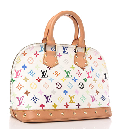 Louis Vuitton Monogram Multicolor Alma White 3 of 11