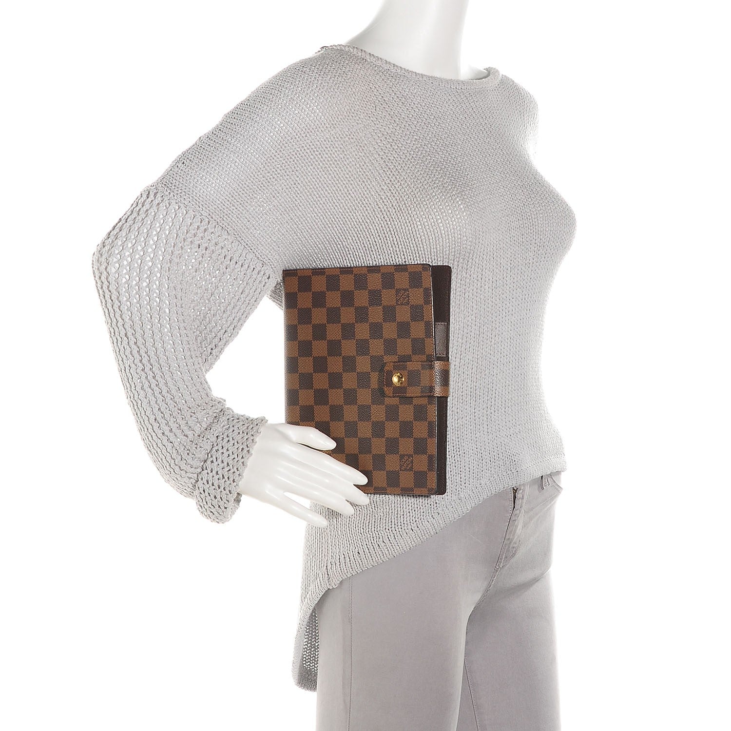 Louis Vuitton Damier Ebene Large Ring Agenda Cover 2 of 8