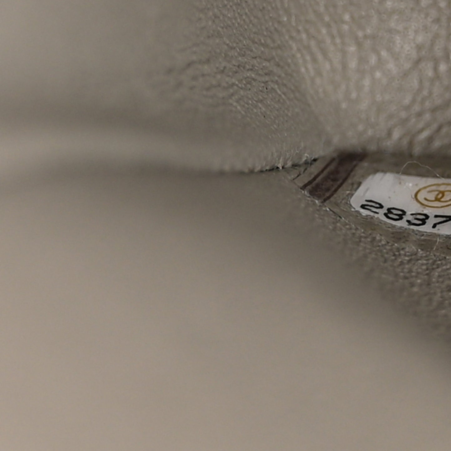 Lambskin Quilted Medium Double Flap Grey