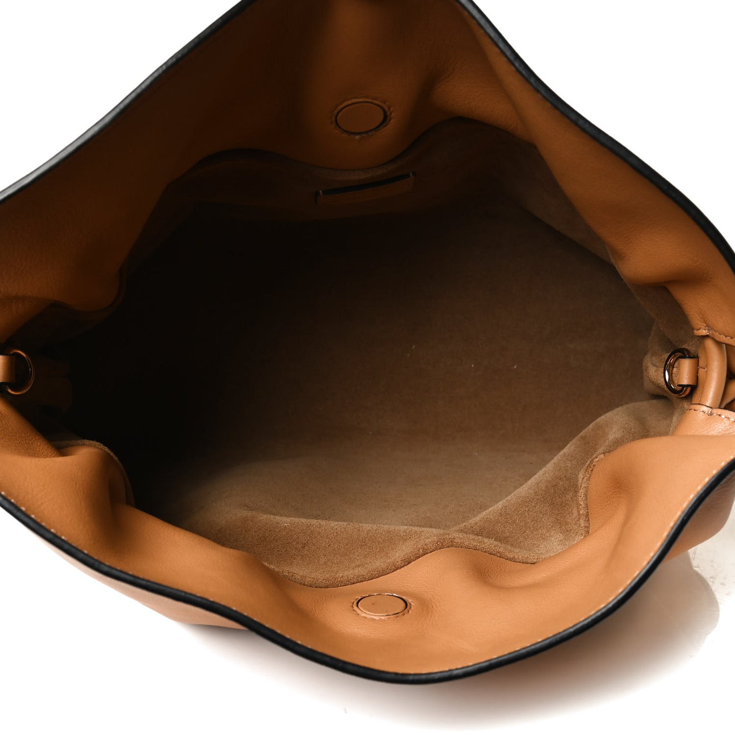Nappa Flamenco Knot Clutch Warm Desert