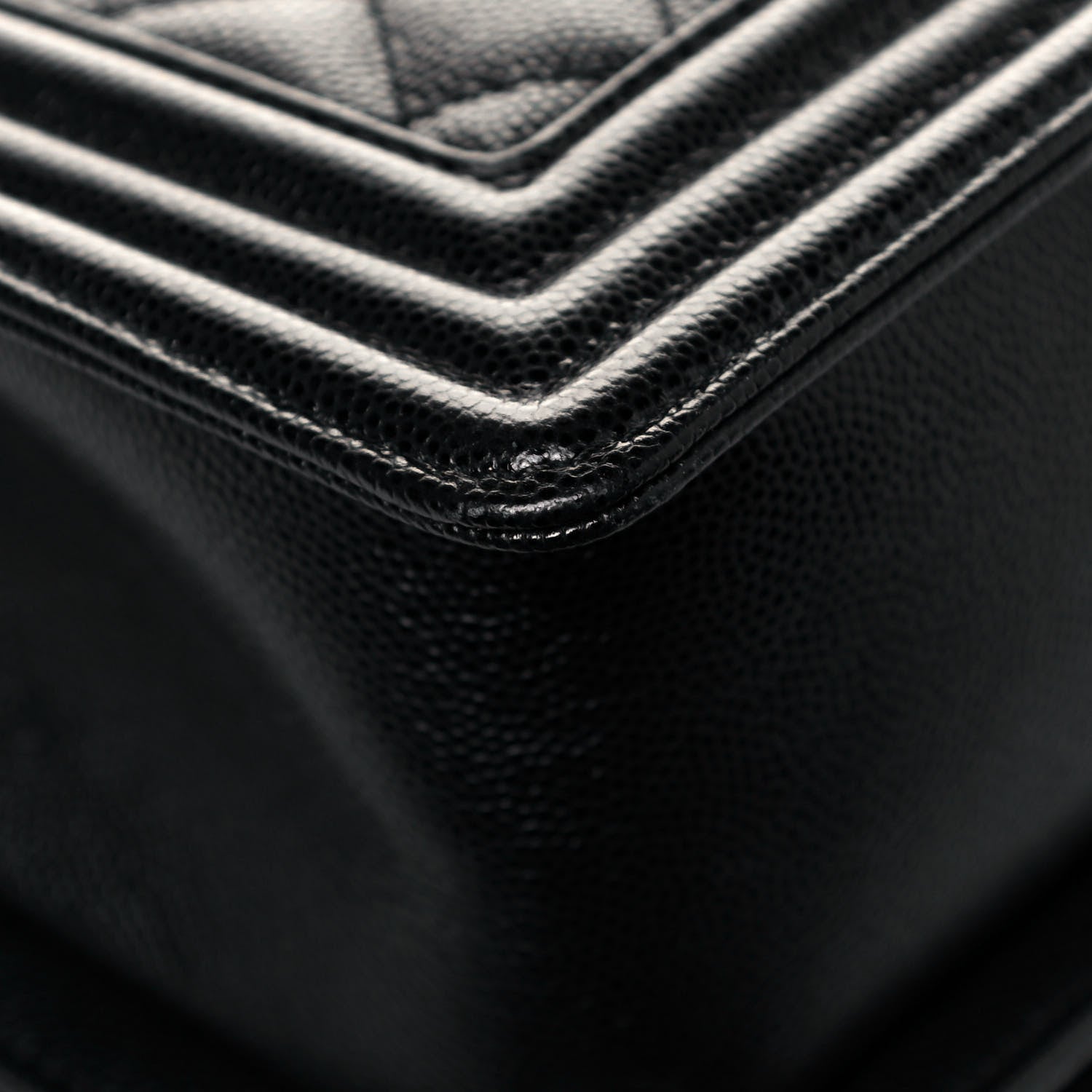 Chanel Caviar Quilted Medium Boy Flap Black 11 of 14